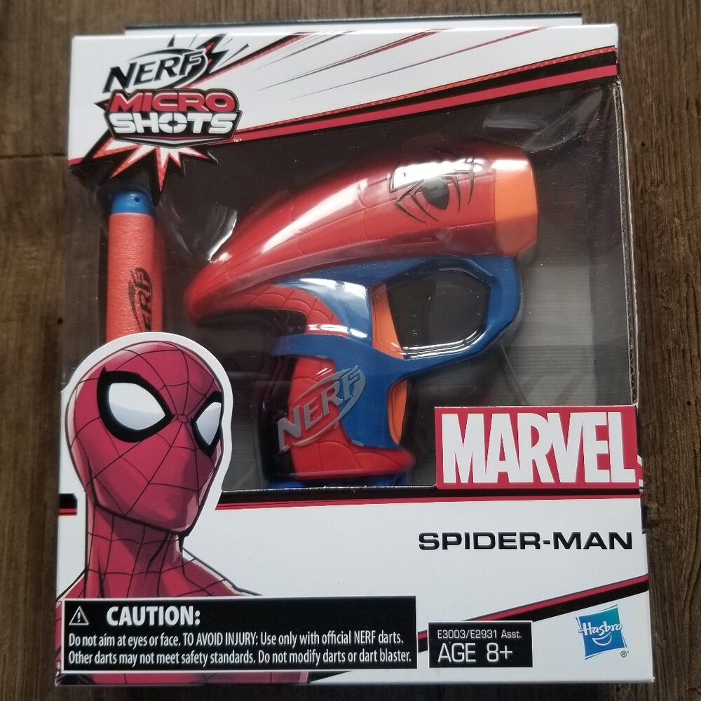 Marvel NERF Micro Shots Blaster & Darts (Spider-man))